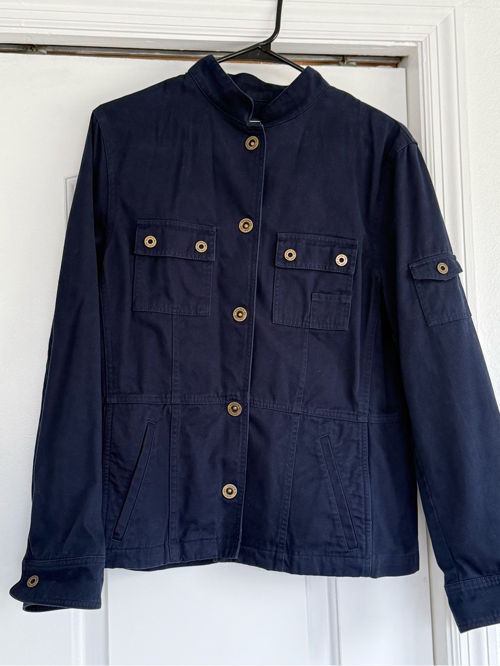 Ralph Lauren Navy Utility Button Jacket